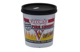 FIRE CEMENT BLACK 1KG - 1kg tub of premium ready-mixed fire cement. Ideal for patching and repairs to firebricks, solid fuel ovens, boilers and central heating systems. Tested to 1250 deg C.