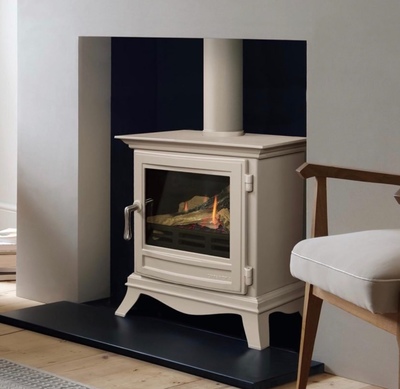 Chesney's Beaumont Gas Stove in 'Parchment' (Ex Display)