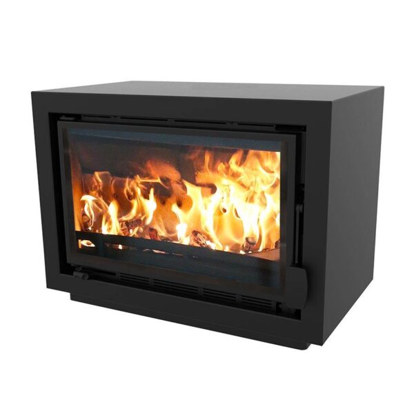 Charnwood Bay 5 BX - The Bay BX is the latest addition to the Bay range. The firebox and frame of the stove is the same as the Bay VL but features an outer casing transforming the appliance into a freestanding stove. The Bay BX can be installed directly onto a hearth or we offer a choice of three base options to raise the stove up: bench stand, centre stand or store stand.