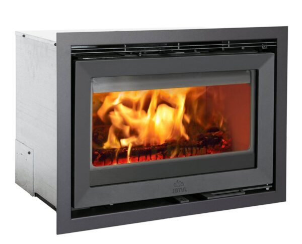Jotul C24 - The Jotul C 24 cassette stove offers one of the world's largest views to the fire, compared to the size of the cassette. The clean design makes it suitable for any interior style. The burn chamber itself is surrounded by a convection box, making it ideal for transforming old, open fireplaces into modern and efficient closed combustion systems, whilst respecting the need to still have a great view to the fire.