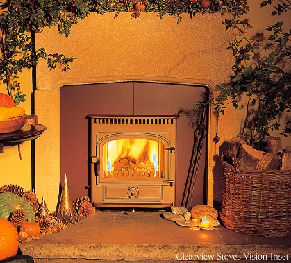 Clearview Vision Inset Multifuel Stove 5kw 2 Clearview Vision Inset