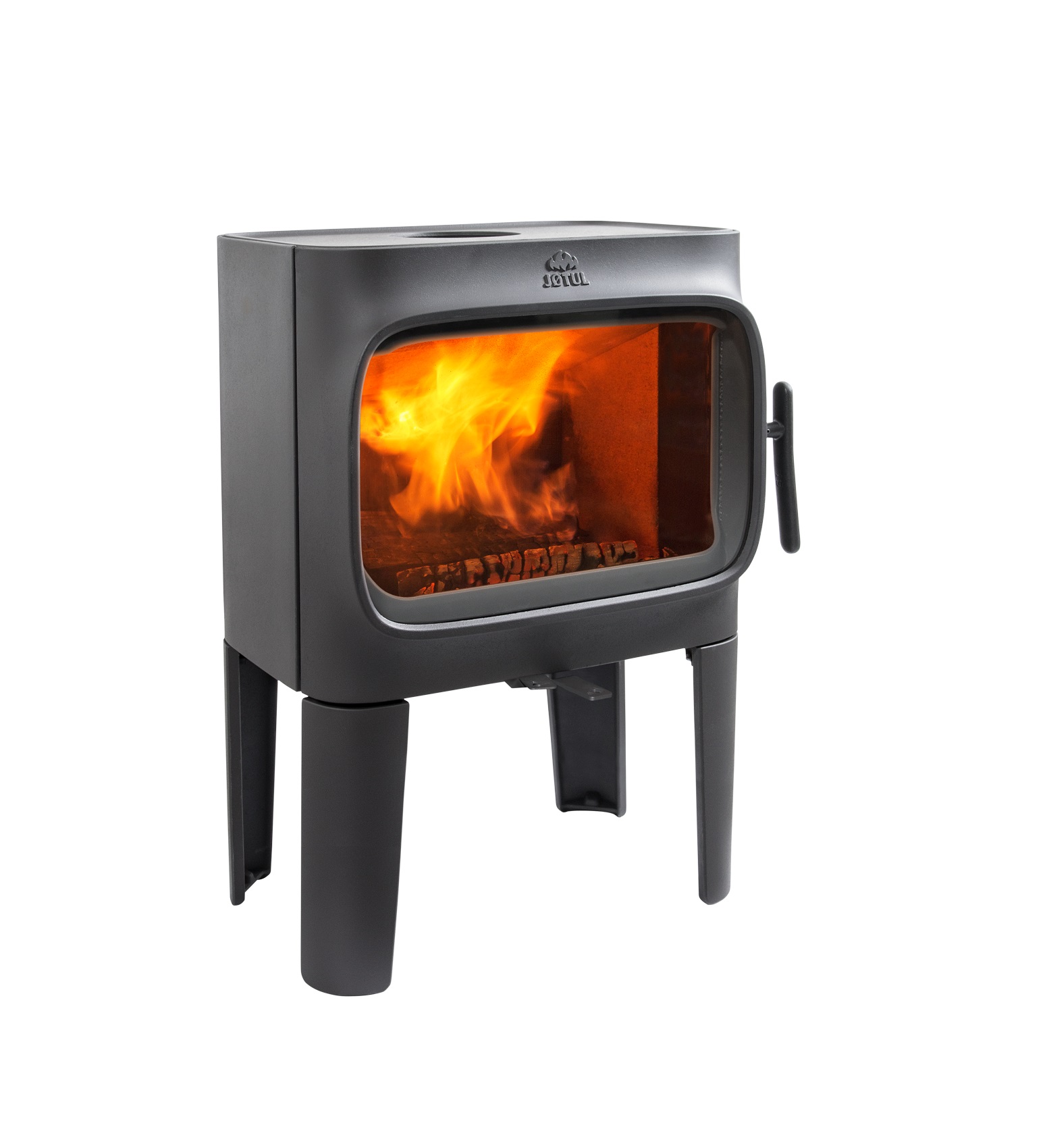 Jotul F305 in Black with Long Legs 2 Jotul F305 in Black with Long Legs - Image 2