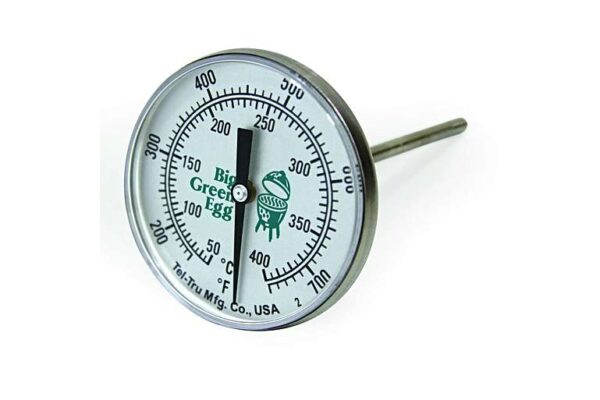 THERMOMETER 2" DOME GAUGE - Replacement 2" <a href="https://www.biggreenegg.co.uk/shop/eggcessories/digi-q-dx2-bbq-guru-160">BBQ tempreture Dome Gauge </a>- gives precise internal temperature readings in Centigrade and Fahrenheit helping you to monitor cooking progress without opening the EGG