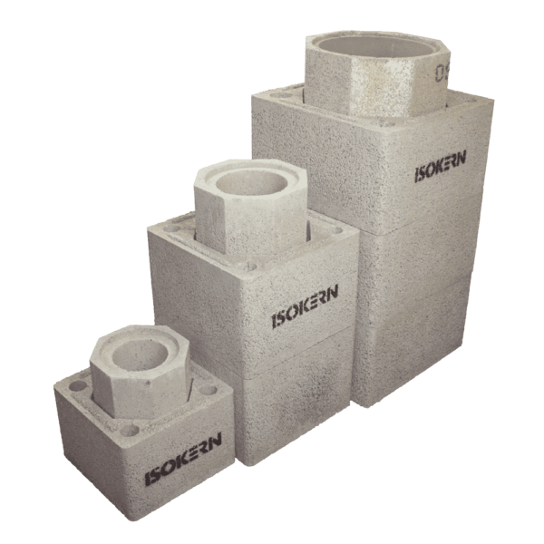 Isokern Casing with Soot Door - For DM Block Chimneys. Suitable for use in negative pressure (Dry Chimney) applications. CE Designation (T450 N1 D 3 G(00)