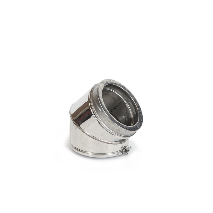 45 Degree Bend - Schiedel ICID Twin Wall 1 Schiedel ICID Twin Wall 45 degree bend