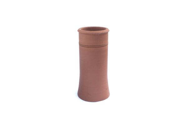 Contemporary Cannon Head High Chimney Pot (450mm Red / Terracotta) - 225mm i/d at base
