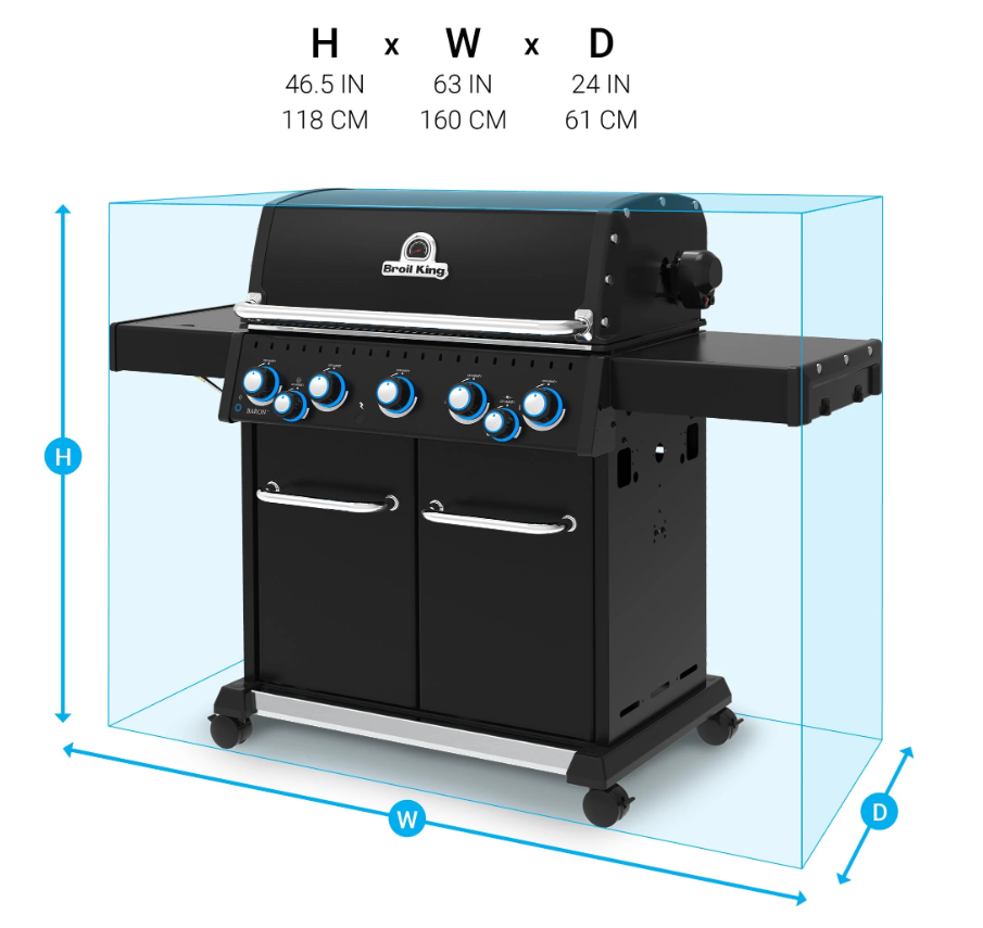 Broil King Baron 590 IRX Shadow - Gas BBQ (1) &pound;1,416.62