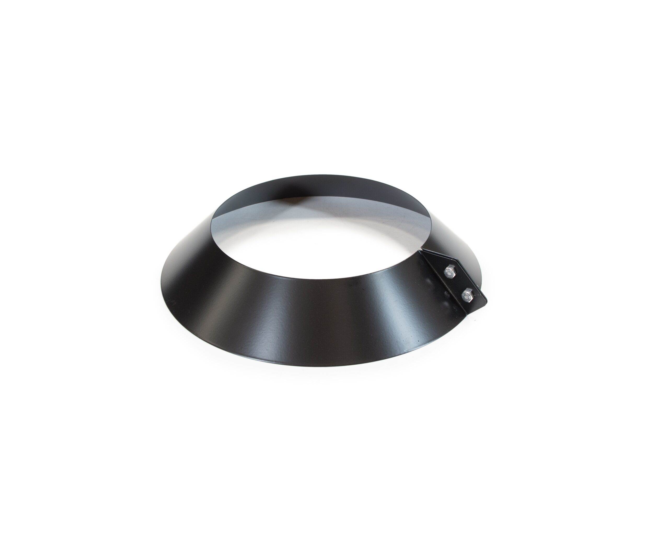 Storm Collar - Schiedel Twin Wall Flue - Black Powder Coated 1 Storm Collar - Schiedel Twin Wall Flue - Black Powder Coated