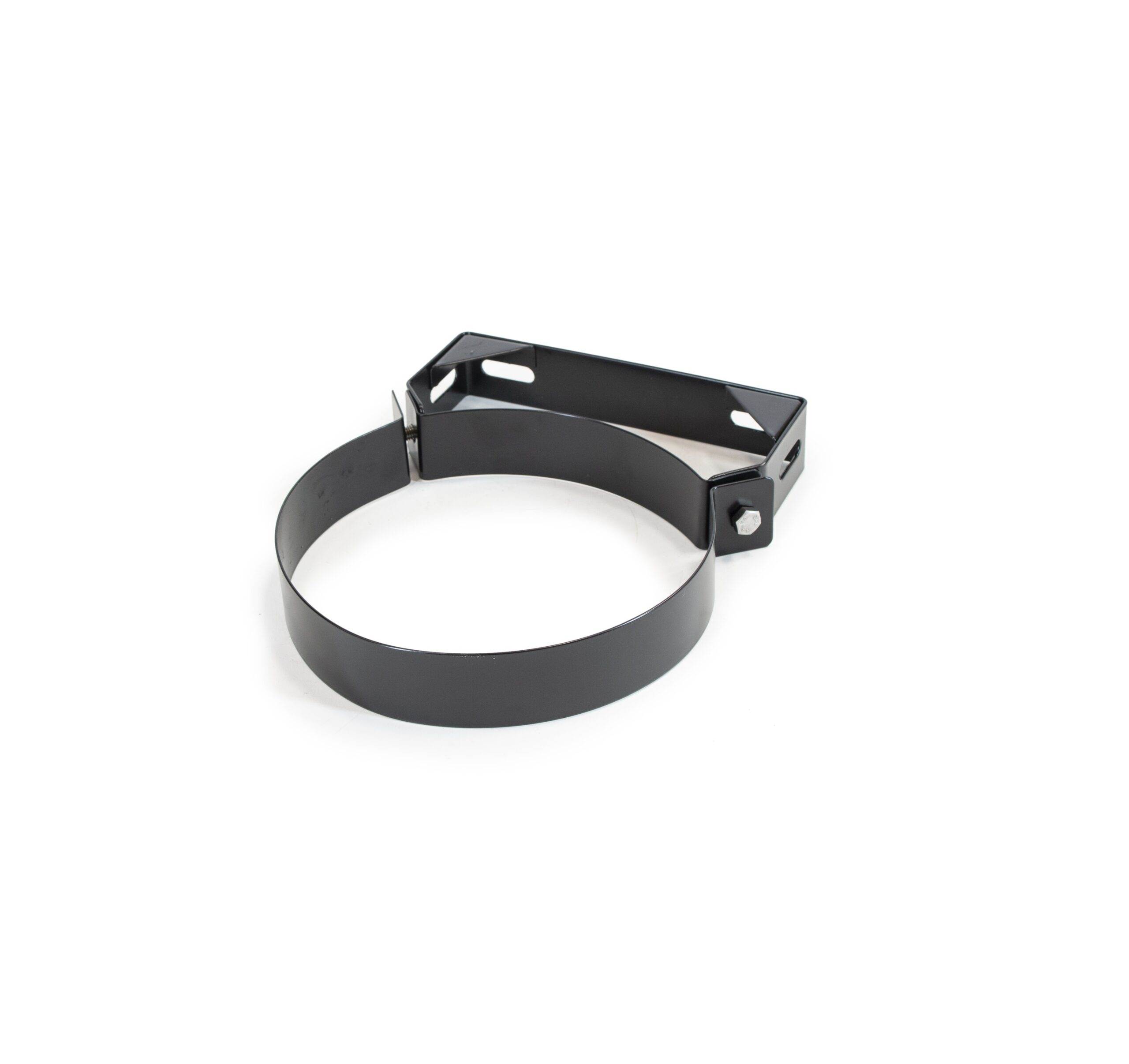 Wall Bracket 60mm - Schiedel Twin Wall Flue - Black Powder Coated 1 Wall Bracket 60mm - Schiedel Twin Wall Flue - Black Powder Coated