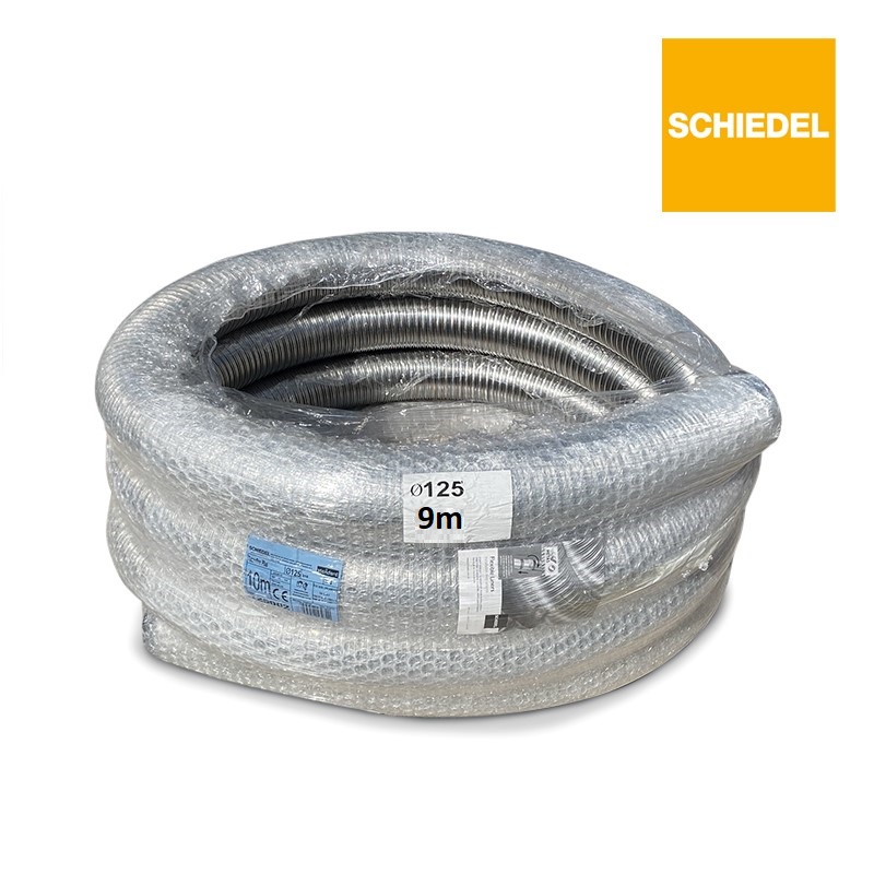 9m Cut Length 316 Tecnoflex Liner 125mm 1 Schiedel Tecnoflex Plus 9 metres 125mm
