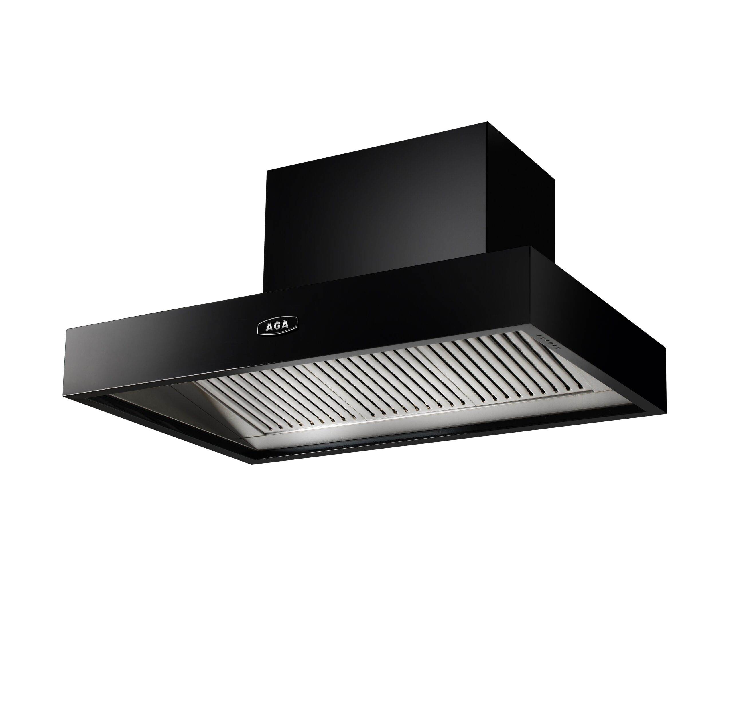 AGA Slab Cooker Hood Black