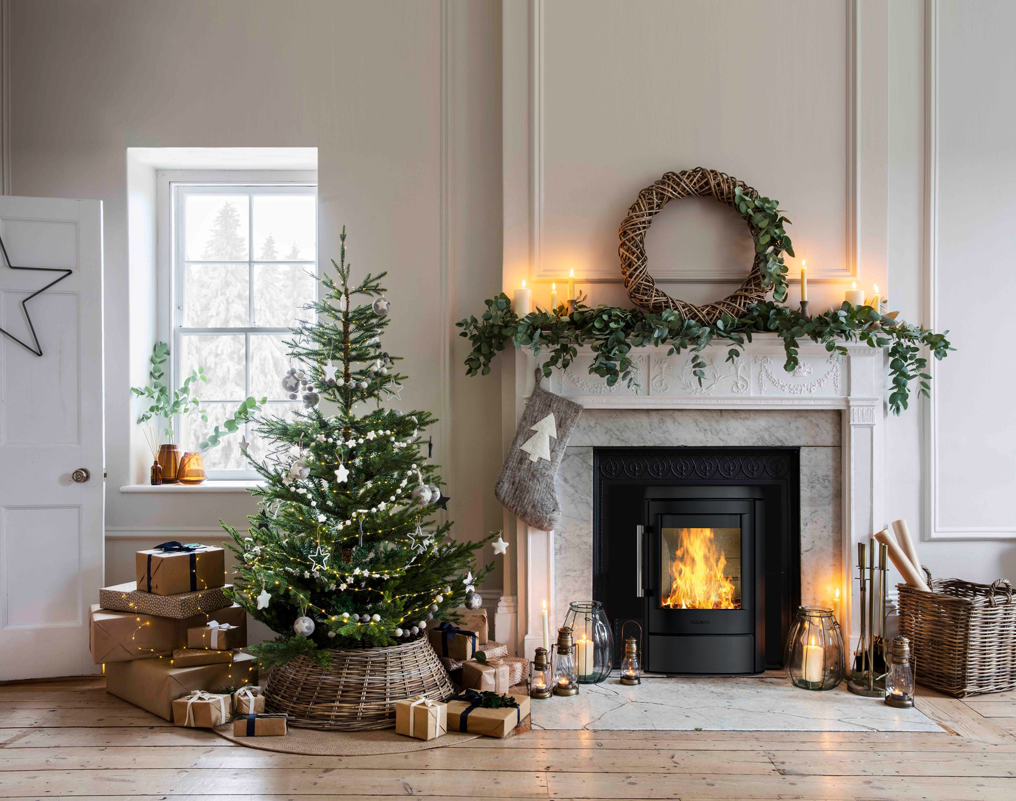 real Christmas trees in South Wales