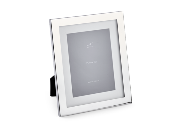 Neptune Newton Silver Plated Photo Frame - 4" x 6"