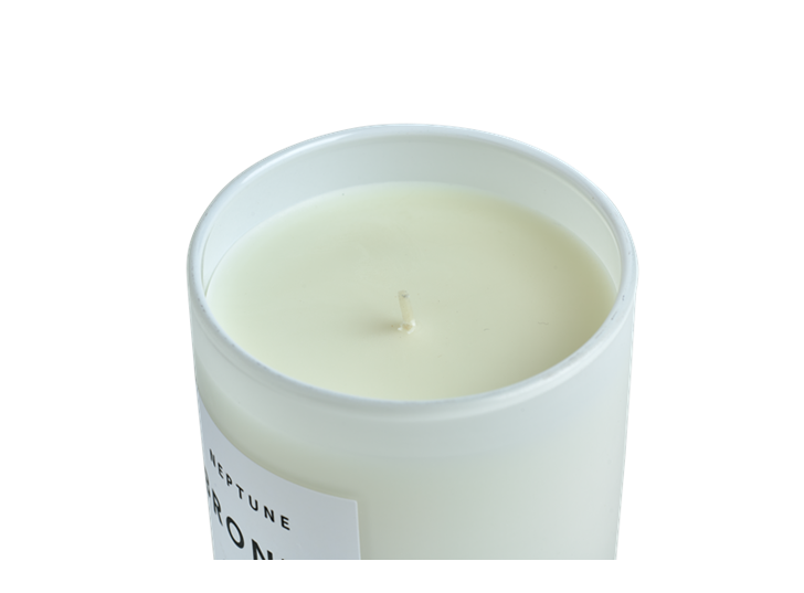 Neptune Bronte Amber Candle - White 3 Neptune Bronte Amber Candle - White - Image 3