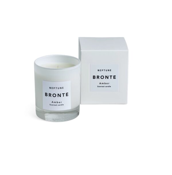 Neptune Bronte Amber Candle - White - These candles come in weighty, frosted glass vessels (glossy outside, matte inside). Because they’re white, they stay looking neat as the wax burns down. As well as single or double sets in present-ready boxes, Bronte also comes in two scents: Amber and Verveine. They’re both citrusy, but this one, Amber, is warmer, sweeter and a bit spicy.
