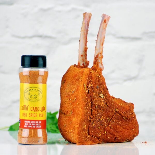 PITMASTER SOUTH CAROLINA RUB - South Carolina BBQ Spice Rub (90g Rub Shaker) Taste the Deep South with this mustard based spice mix. Delicious on pork belly, ribs, chops & chicken wings.