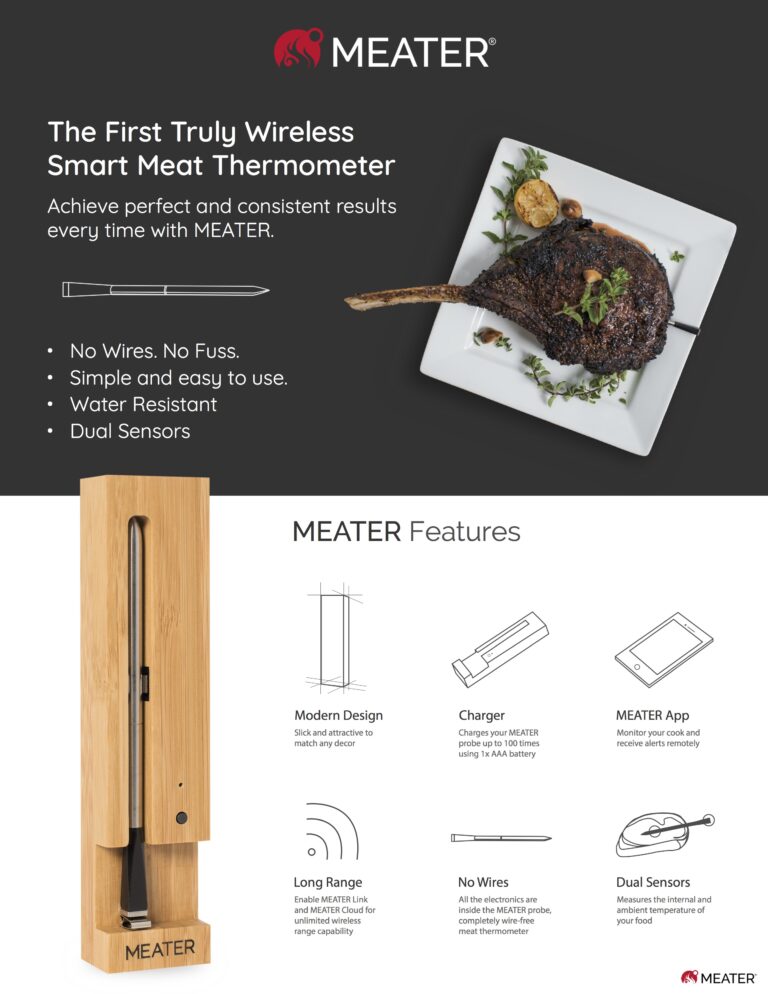 Meater Plus Smart Thermometer (WiFi/Bluetooth) BBQ Specialists