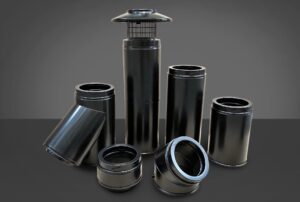 Black Icid flue pipe