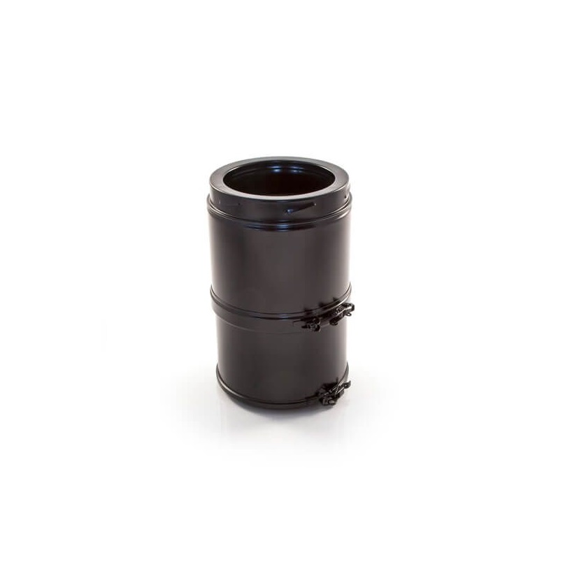 Telescopic Pipe 215-310mm - Schiedel ICID Twin Wall - Black