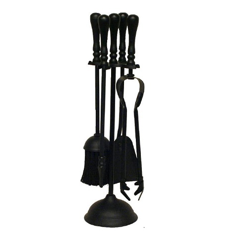 Traditional Top Round Base Fire Companion Tool Set