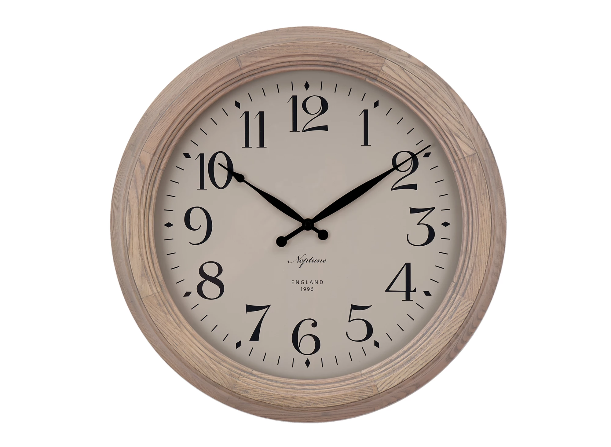 neptune-harrison-oak-clock