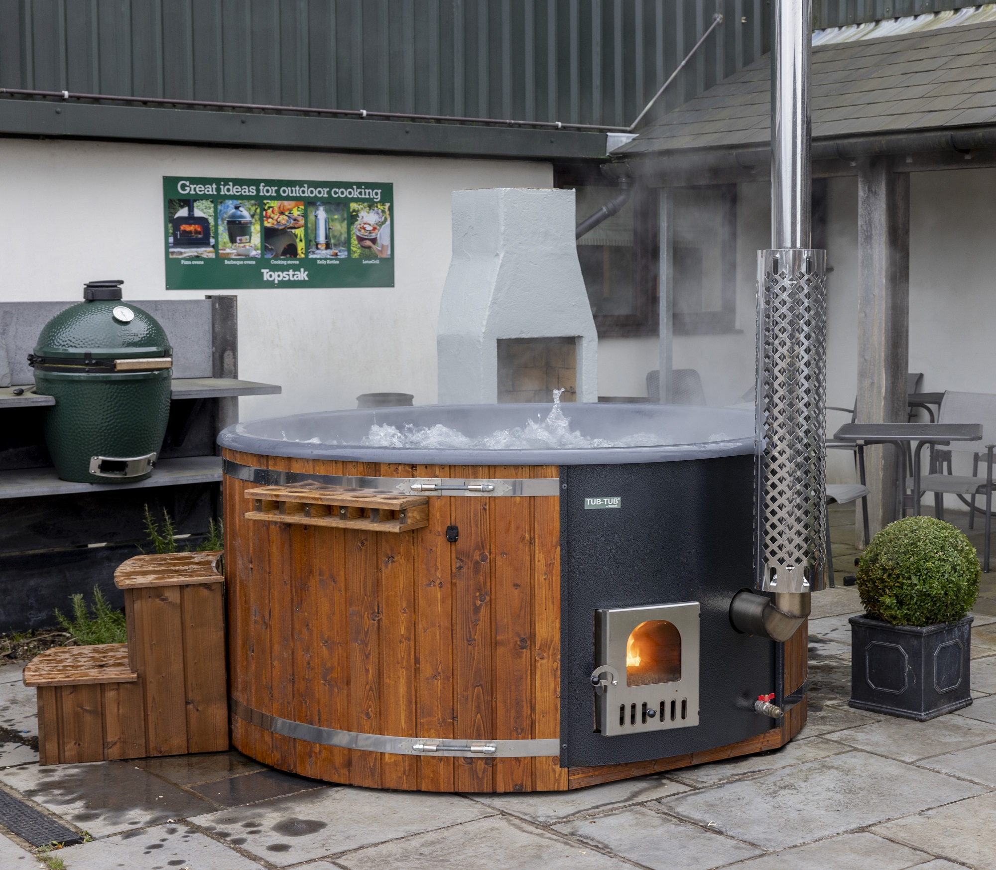 Topstak launches the Tub Tub a stunning new woodfired hot tub Topstak
