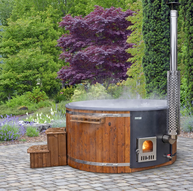 TubTub - Wood Fired Hot Tub - 5/6 Person 3 Tub Tub lifestyle shot