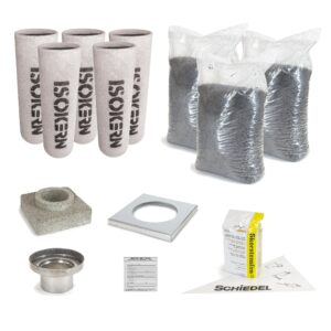 Isokern Pumice 150mm Chimney Liner Bundle - 6m