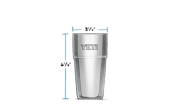 Yeti 16oz Stackable Cup - White (3) £20.83