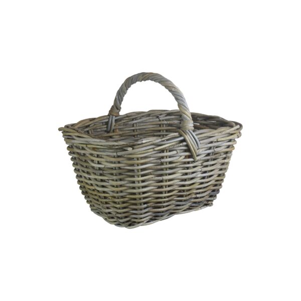 Grey Rattan Kindling Basket (1) £46.67