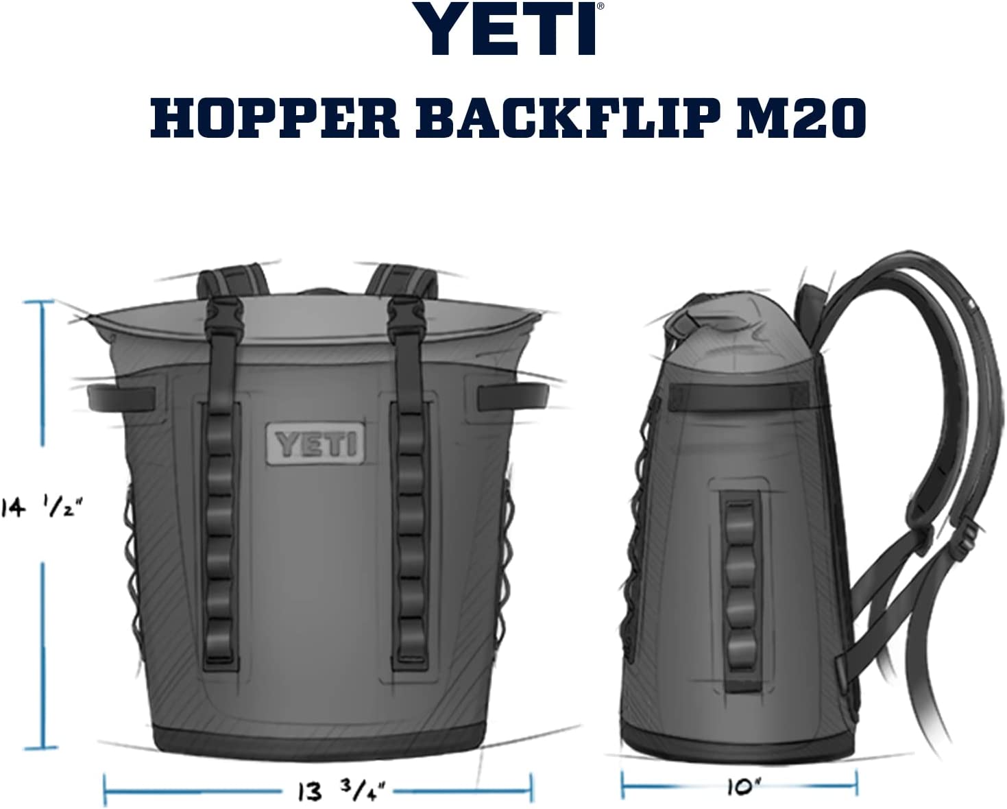 Yeti Hopper Backpack M20 Soft Cooler - Navy (10) £270.83