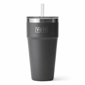 Yeti Rambler 26oz Straw Cap - Charcoal