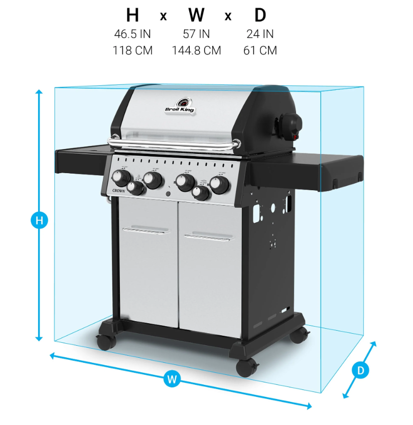 Broil King Crown 490 Shadow - Gas BBQ (1) &pound;749.96