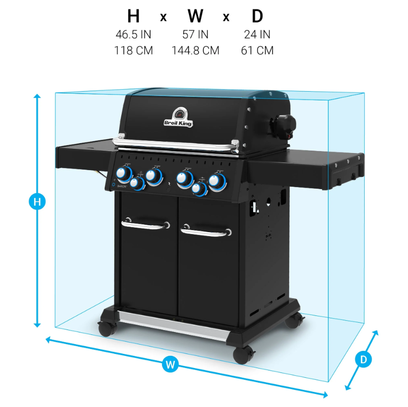 Broil King Baron 490 IRX Shadow - Gas BBQ (1) &pound;1,249.96