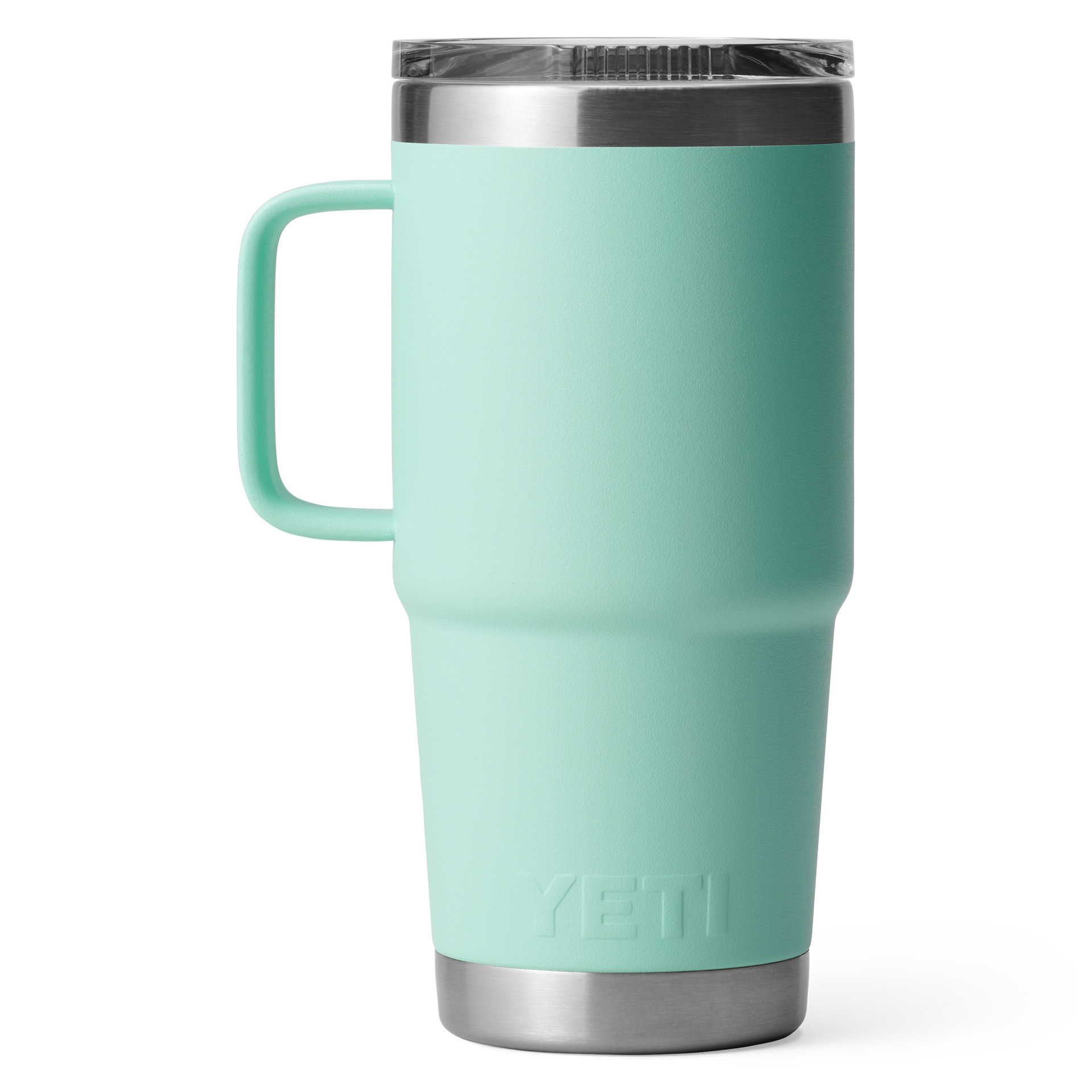 Yeti Rambler 20oz Travel Mug - Seafoam 2 Yeti Rambler 20oz Travel Mug - Seafoam - Image 2