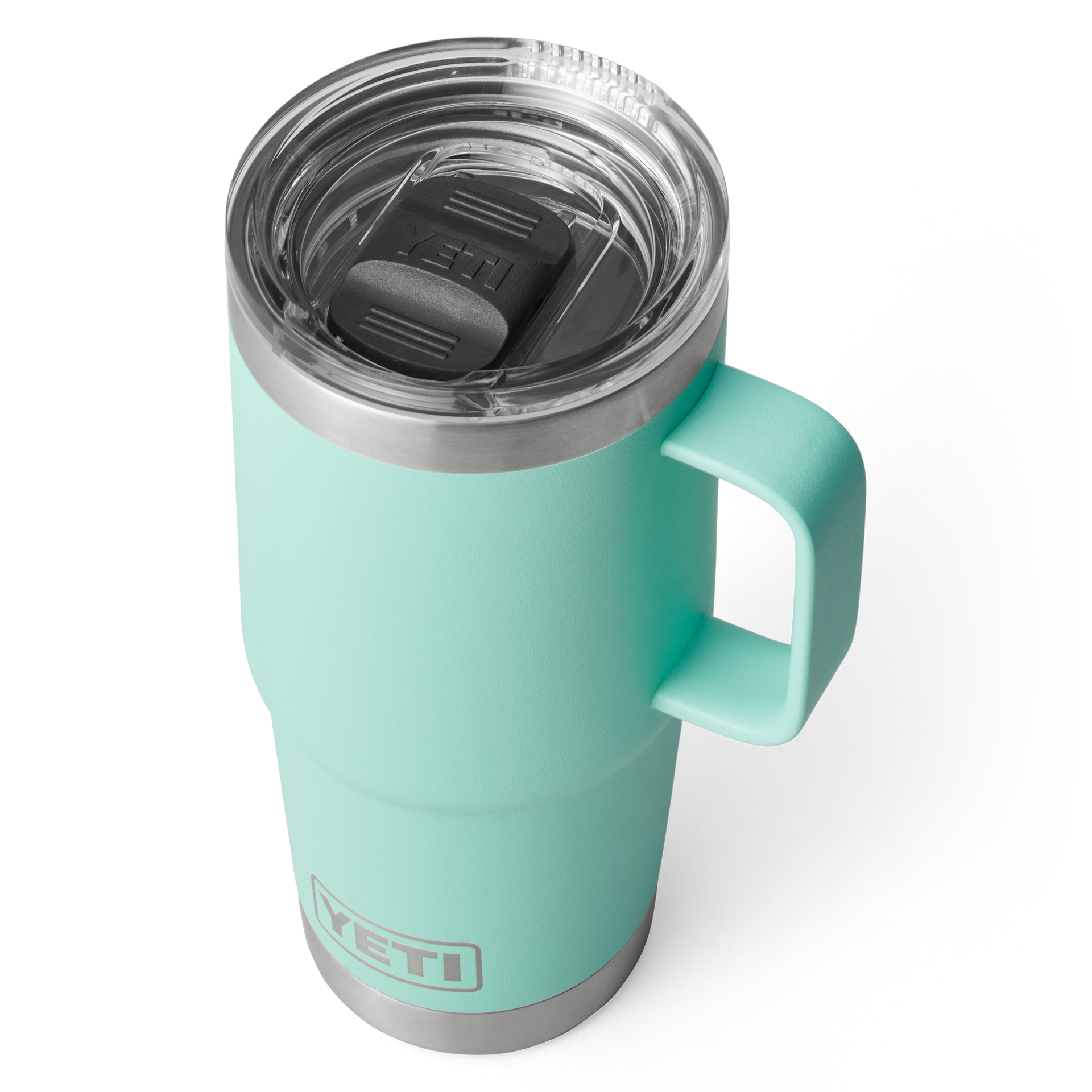 Yeti Rambler 20oz Travel Mug - Seafoam 3 Yeti Rambler 20oz Travel Mug - Seafoam - Image 3