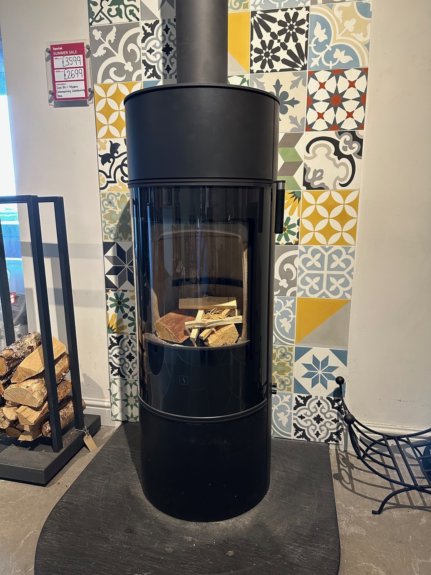 Scan 84-1 Modern Woodburning Stove (ex-display) 1 Scan 84-1 Modern Woodburning Stove (ex-display)