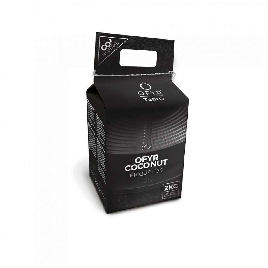 OFYR Coconut Briquettes 6 x 2kg Bags 1 OFYR Coconut Briquettes 6 x 2kg Bags