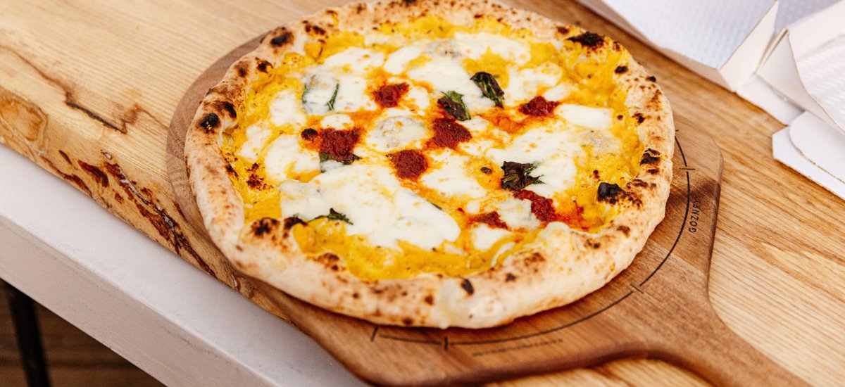 Gozney 14" Acacia Wood Pizza Peel & Server 6 Gozney Acacia Wood Pizza Peel & Server