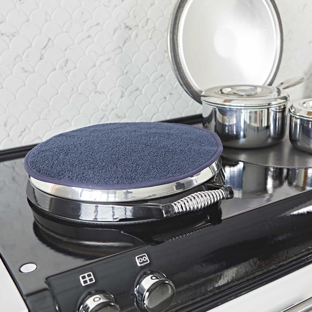 AGA Cooks Collection Blue Chef's Pad 2 AGA Chefs Pad in Blue Lifestyle