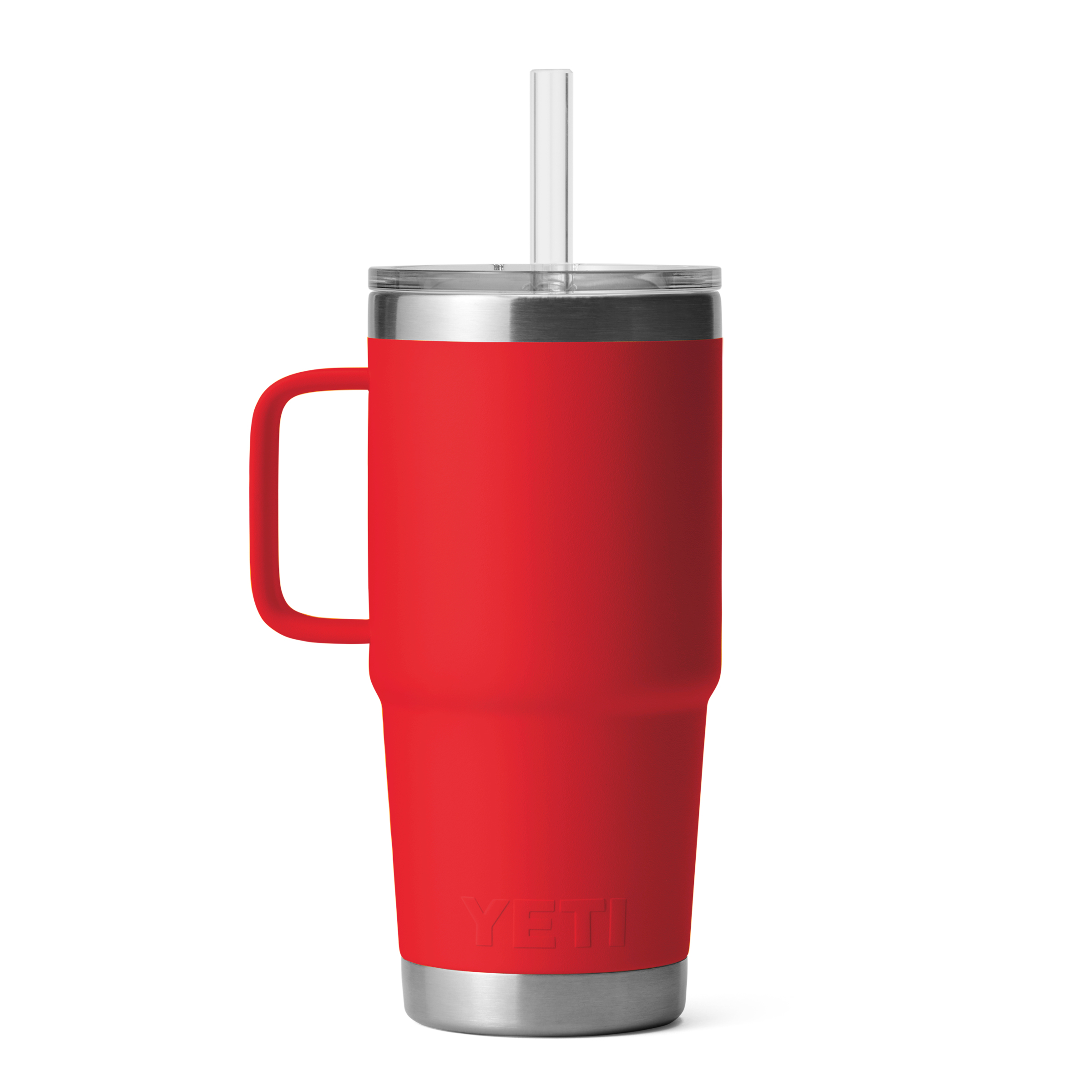 Yeti Rambler 25oz Straw Mug Rescue Red
