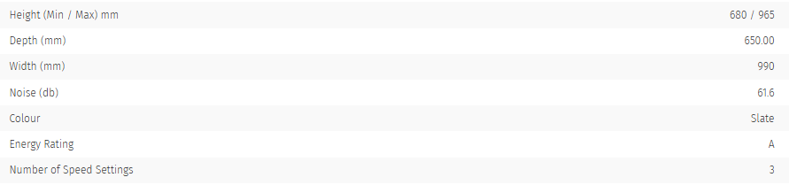 AGA Slab Hood 990mm (18)