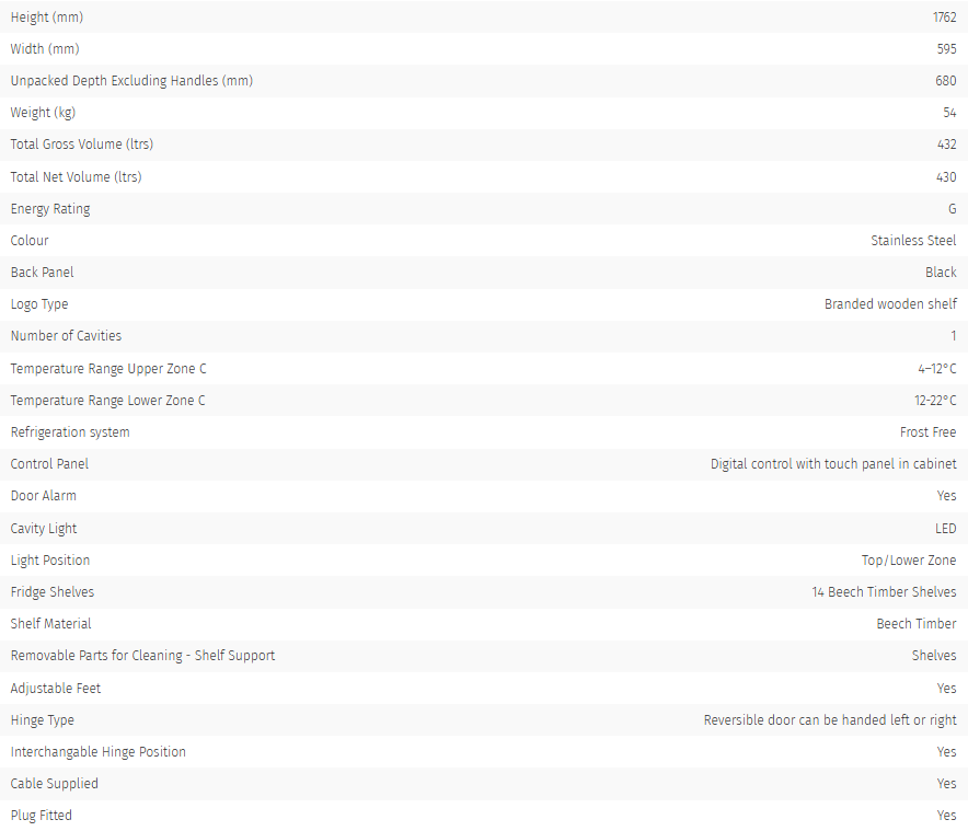 AGA Tall Wine Cabinet 60cm (4)