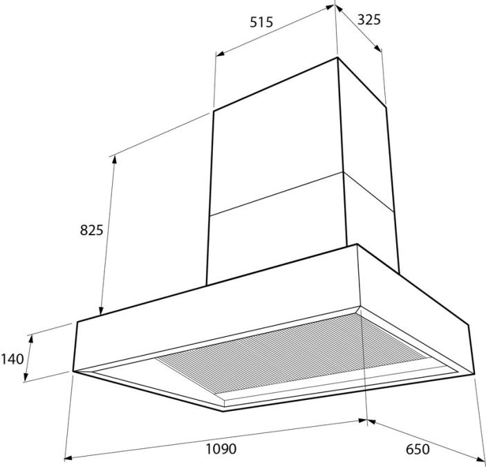 AGA Slab Hood 1090mm (13)