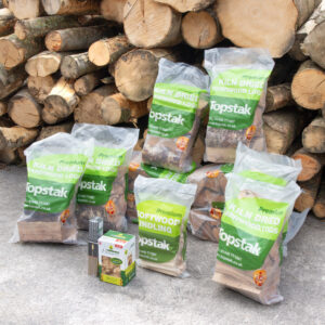 Kiln Dried Firewood Bundle (10 x small bags)