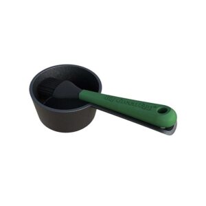 Cast Iron Sauce Pot with Basting Brush