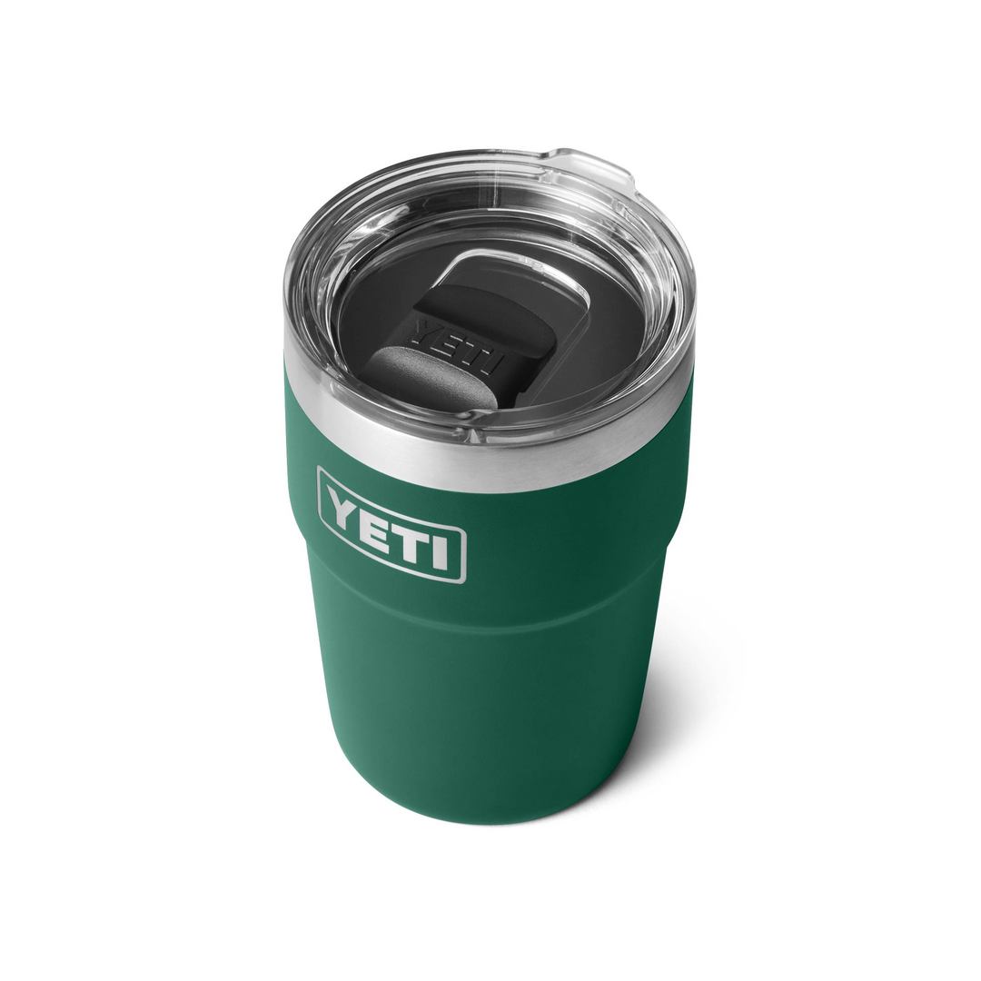 Yeti Rambler 16oz Stackable Cup - Black Forest Green 3 Yeti 16oz Stackable Cup