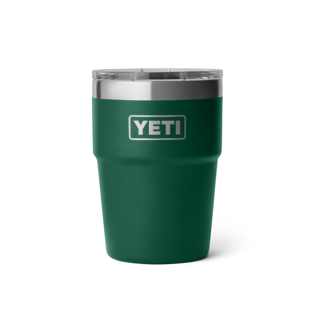 Yeti Rambler 16oz Stackable Cup - Black Forest Green 1 Yeti 16oz Stackable Cup