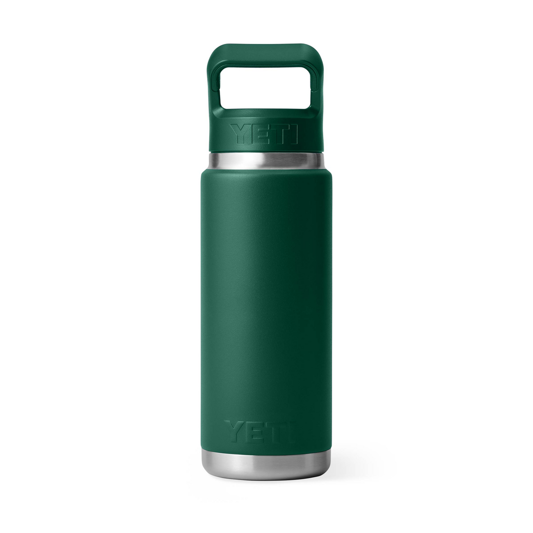 Yeti Rambler 26oz Colour Straw Bottle - Black Forest Green 3 Yeti Rambler 26oz Colour Straw Bottle