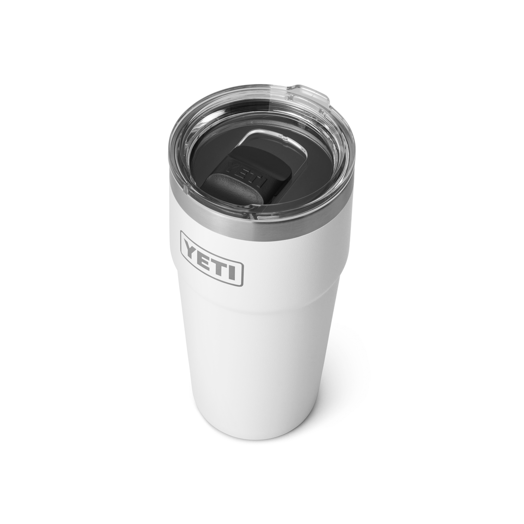 Yeti 20oz Stackable Cup - White 3 Yeti 20oz Stackable Cup - White - Image 3